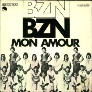Platenhoes van de single Mon Amour van BZN uit 1976