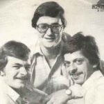 De drie leden van De Willyjo's op de hoes van hun eerste single uit 1981