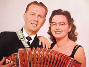 Leni und Ludwig met de Steirische Harmonika, het Limburgse zangduo, jaren zestig