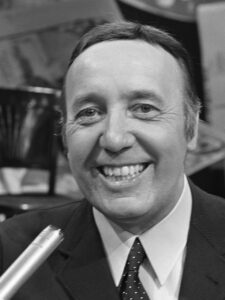 Zwart-witfoto van Johnny Hoes in 1969